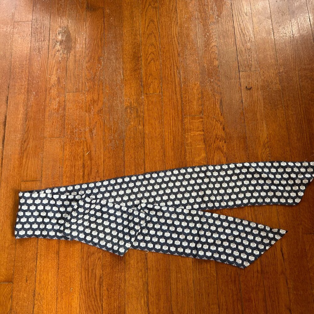 Vineyard Vines Nantucket 100% Silk Sash Navy Blue - Picture 4 of 4